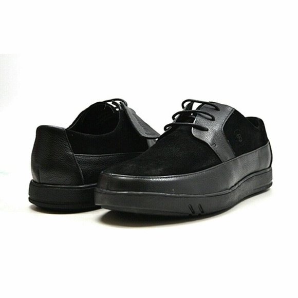 British Walkers Westminster Men's Black Leather and Suede Bally